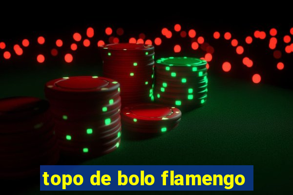 topo de bolo flamengo